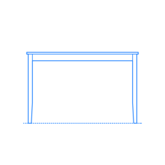 Furniture Dining Tables Ikea Lerhamn Table Rectangular Svg Line Art, Free Vectors File